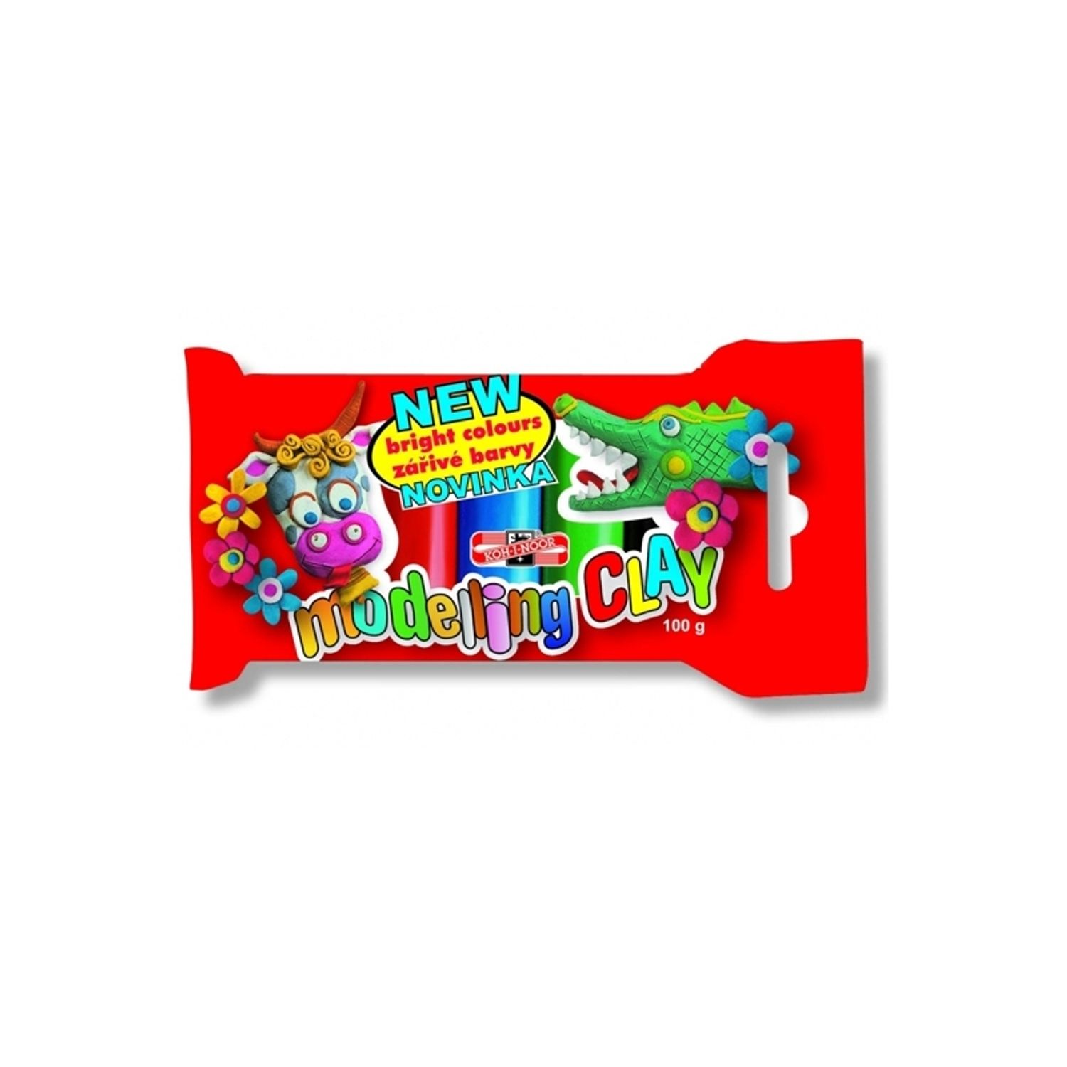 Plastilina 5 culori, 100 g , 7Toys fotografia produsului
