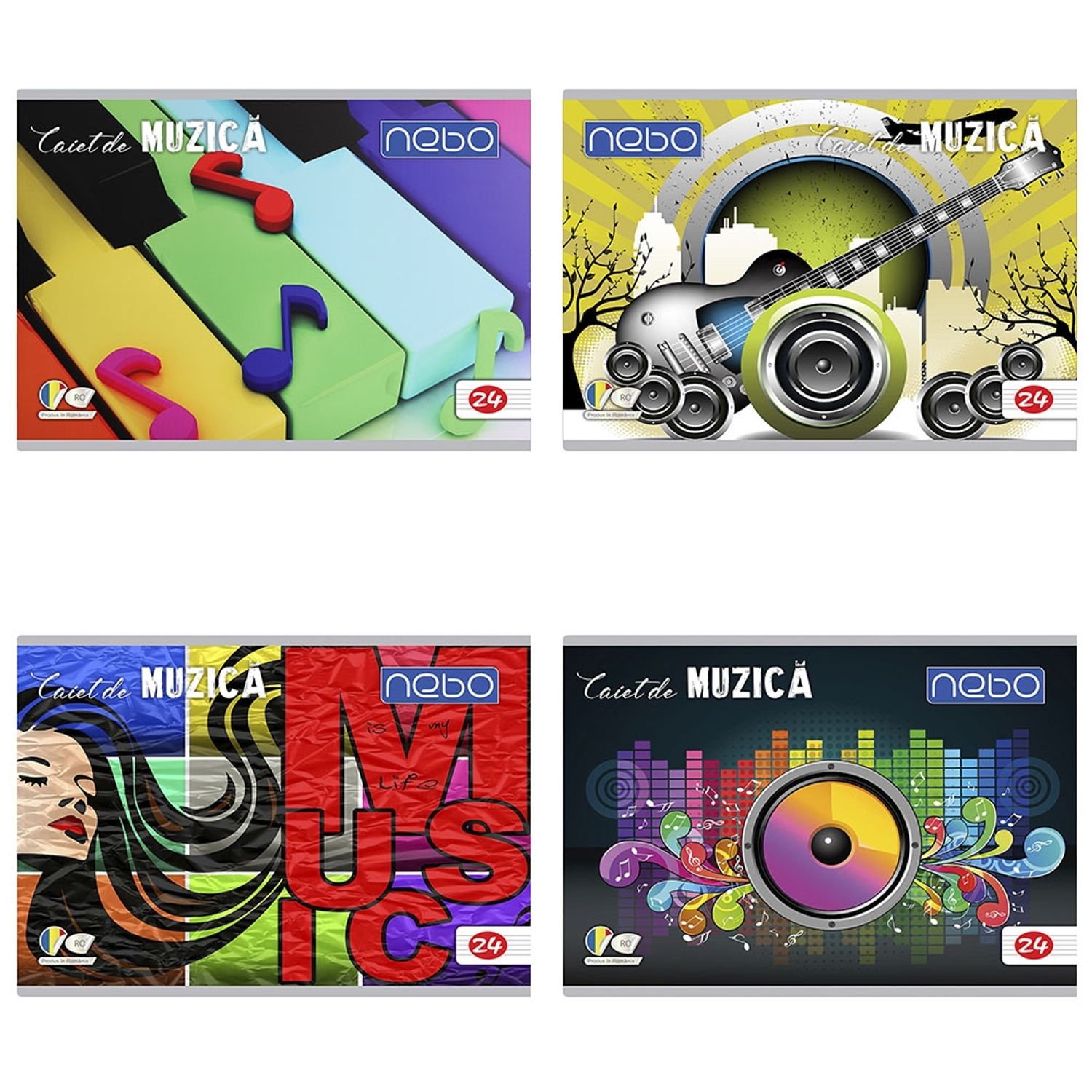 Caiet muzica 24 file, 7Toys fotografia produsului