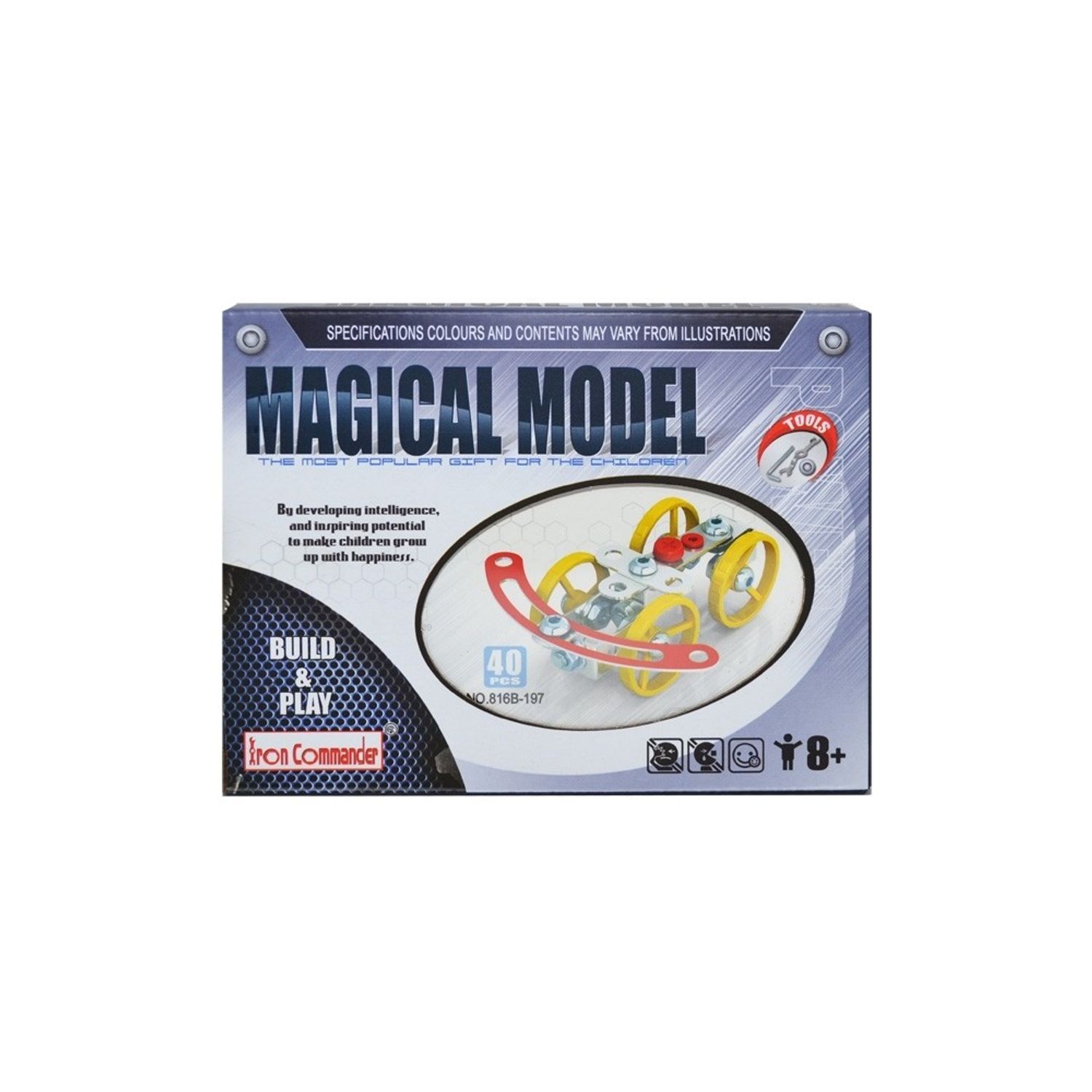 Joc constructii metal 40, 7Toys fotografia produsului