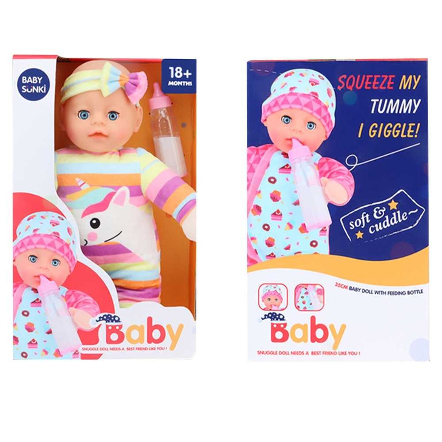 Bebelus muzical Girl, 35 cm, 7Toys fotografia produsului
