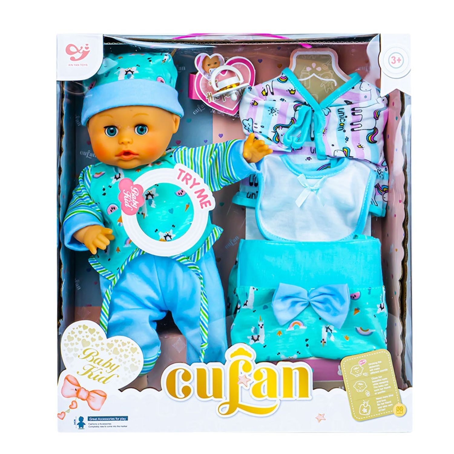Bebelus cu baterii si accesorii, 7Toys fotografia produsului