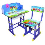 Birou cu scaunel reglabile,desene, 7Toys fotografia produsului
