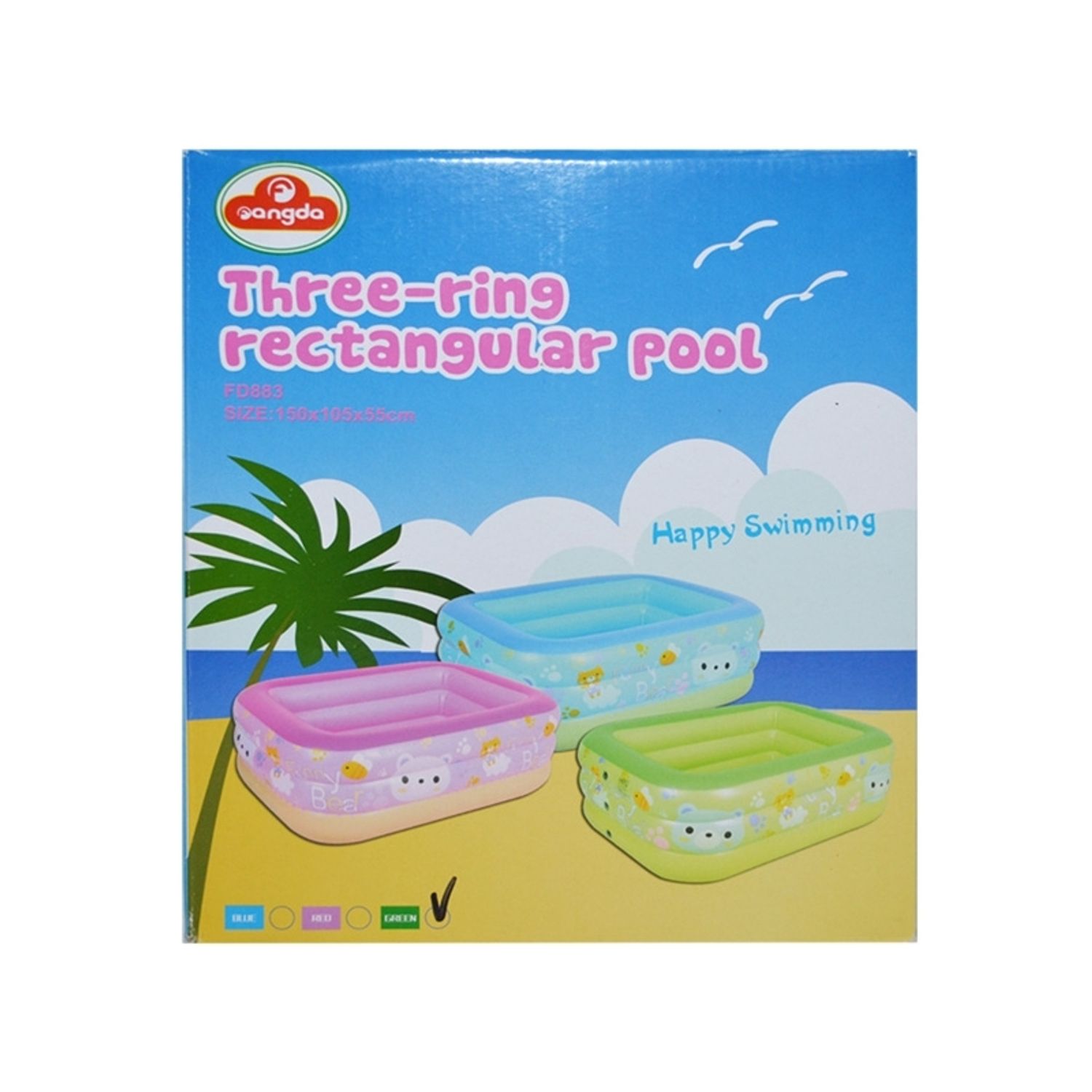 Piscina 150x105x55 cm, 7Toys fotografia produsului