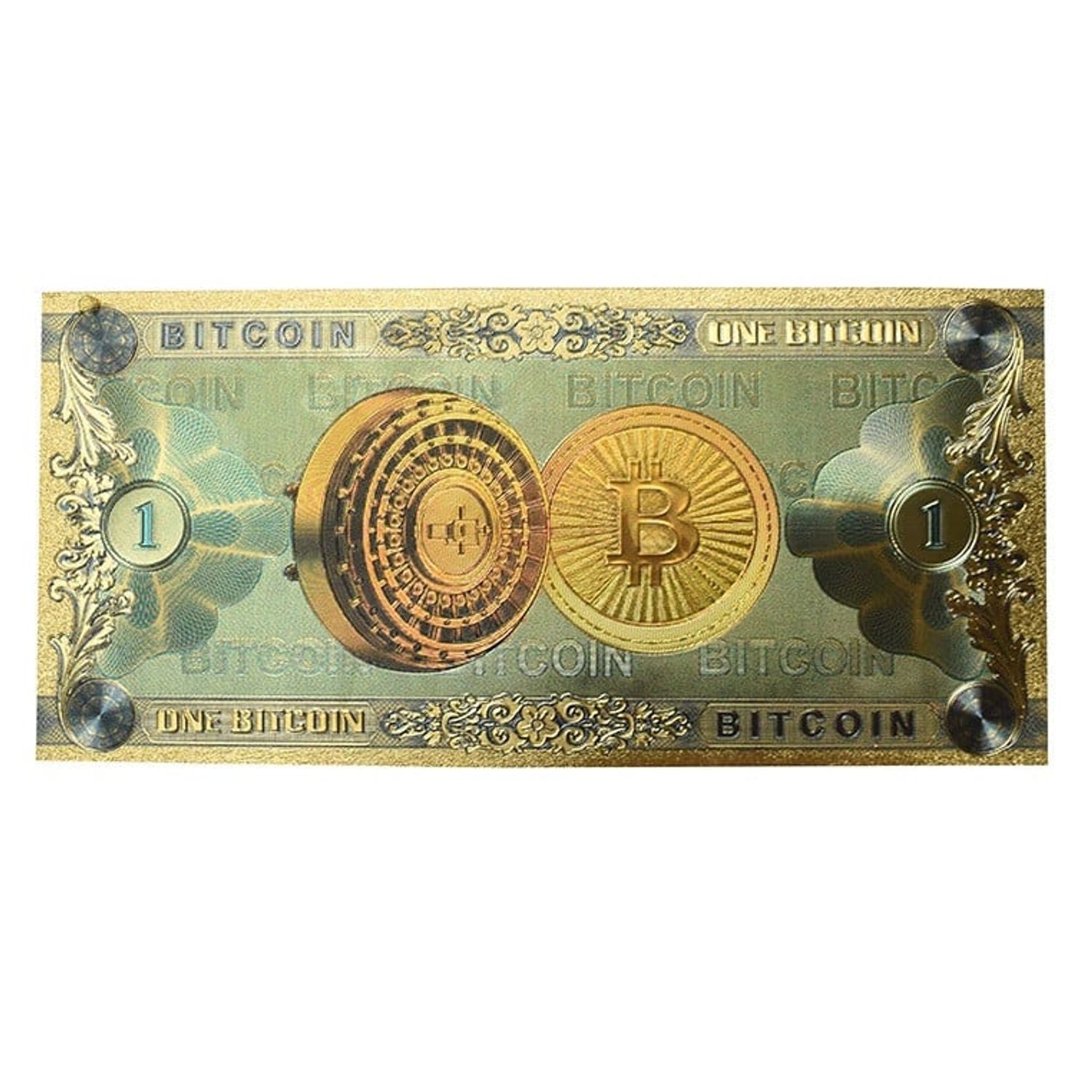 Bancnota de colectie Bitcoin fotografia produsului