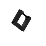 Cercel barbati, 12 mm, negru fotografia produsului