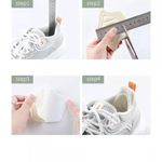 Set 2 branturi incaltaminte sport, marime universala, Crem fotografia produsului View 4 S