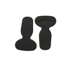 Set 2 branturi cu pernite pentru pantofi, protectie calcai, negru fotografia produsului