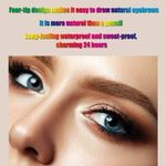 Creion pentru sprancene, 3D Microblading, Rezistent la apa, Long Lasting, Tatoo 5 g, Maro inchis fotografia produsului View 6 S