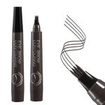 Creion pentru sprancene, 3D Microblading, Rezistent la apa, Long Lasting, Tatoo 5 g, Maro inchis fotografia produsului View 7 S