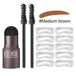 Kit pentru sprancene, Shaping eyebrow, tip stampila, Medium brown fotografia produsului View 2 S
