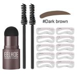 Kit pentru sprancene, Shaping eyebrow, tip stampila, Dark brown fotografia produsului View 2 S