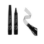 Creion pentru sprancene, 3D Microblading, Rezistent la apa, Long Lasting, Tatoo 5 g, Nr 5 Black fotografia produsului View 3 S