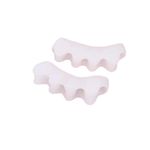 Set 2 bucati protectii pentru monturi, separator 5 degete, din silicon, alb fotografia produsului