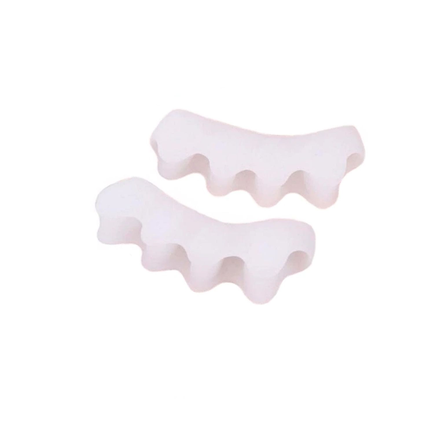 Set 2 bucati protectii pentru monturi, separator 5 degete, din silicon, alb fotografia produsului