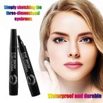 Creion pentru sprancene, 3D Microblading, Rezistent la apa, Long Lasting, Tatoo 5 g, Nr 5 Black fotografia produsului View 7 S
