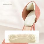 Set 2 branturi pentru pantofi, pernite silicon, protectie calcai, crem fotografia produsului View 4 S