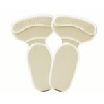 Set 2 branturi pentru pantofi, pernite silicon, protectie calcai, crem fotografia produsului