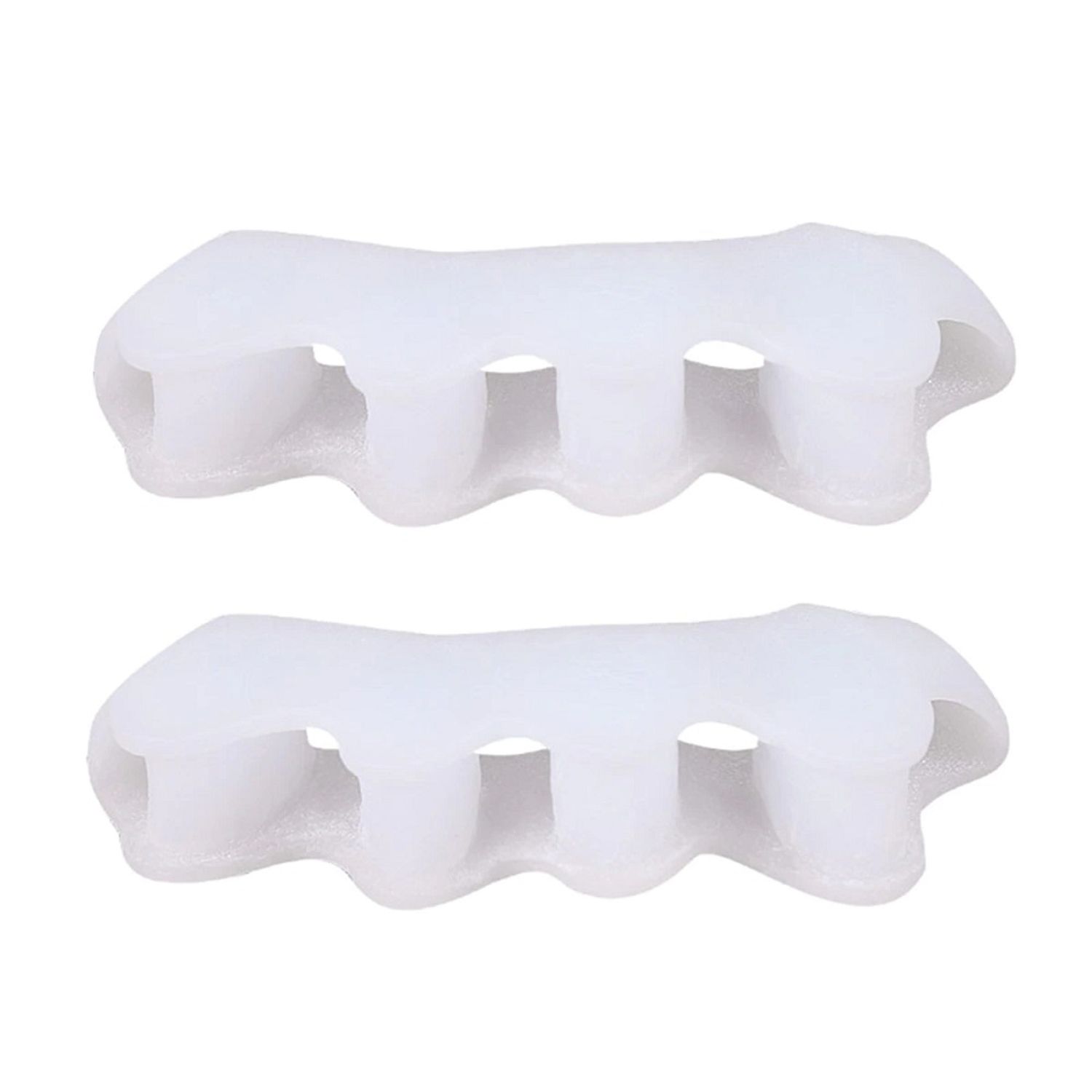 Set 2 bucati protectii pentru monturi, separator 5 degete, din silicon, alb fotografia produsului View 2 L