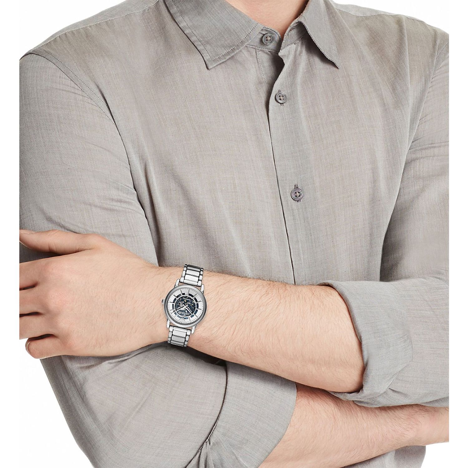 Ceas Barbati, Emporio Armani, Meccanico AR60006 fotografia produsului View 5 L