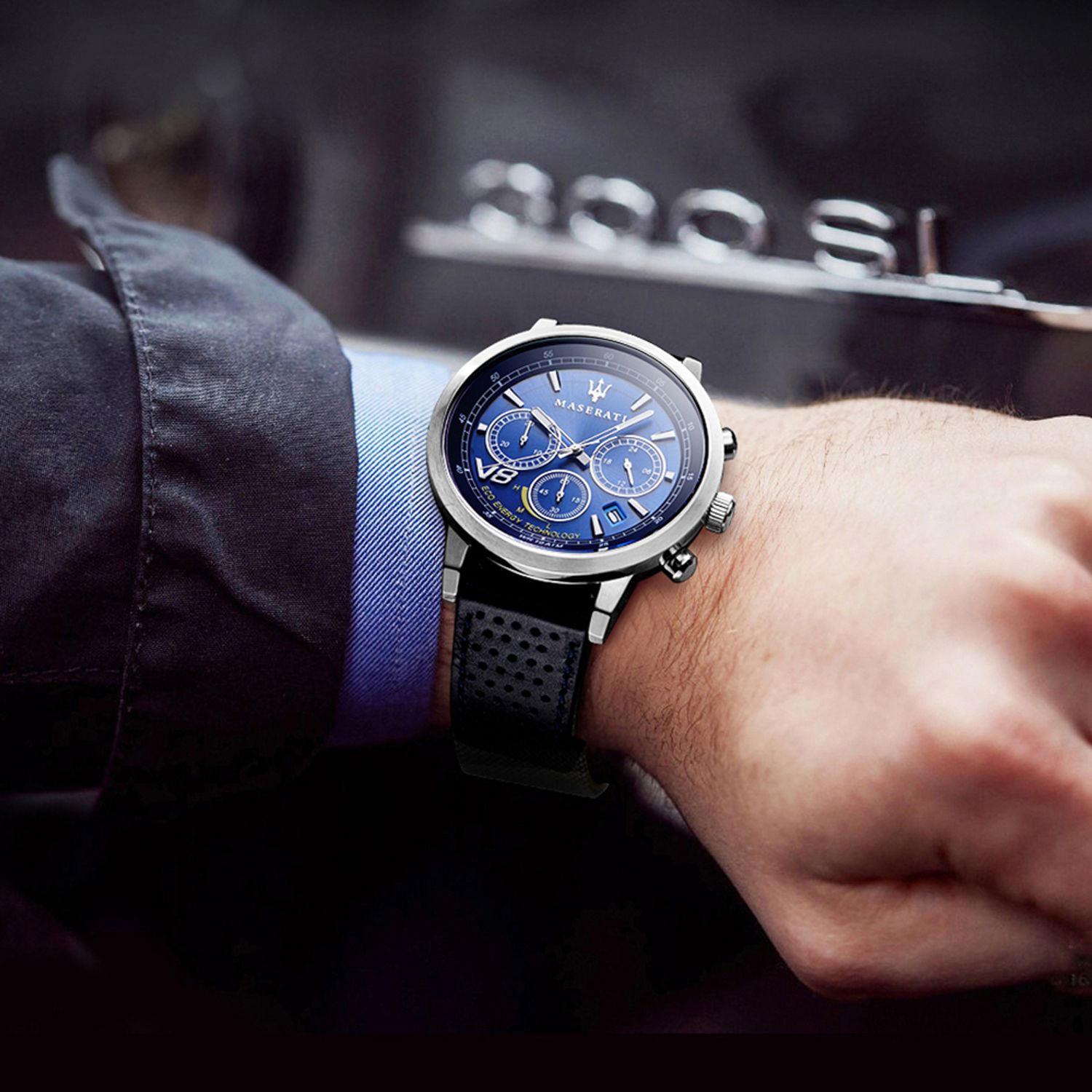 Ceas Barbati, Maserati, GT Solar Chrono R8871134002 fotografia produsului View 6 L
