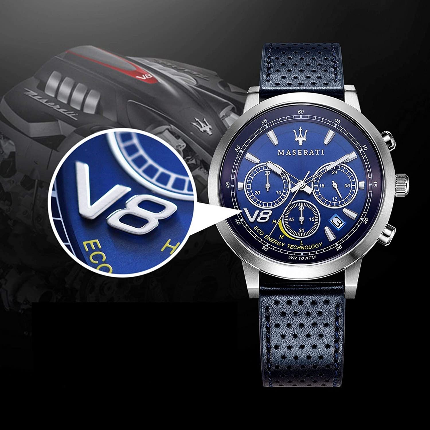 Ceas Barbati, Maserati, GT Solar Chrono R8871134002 fotografia produsului View 5 L