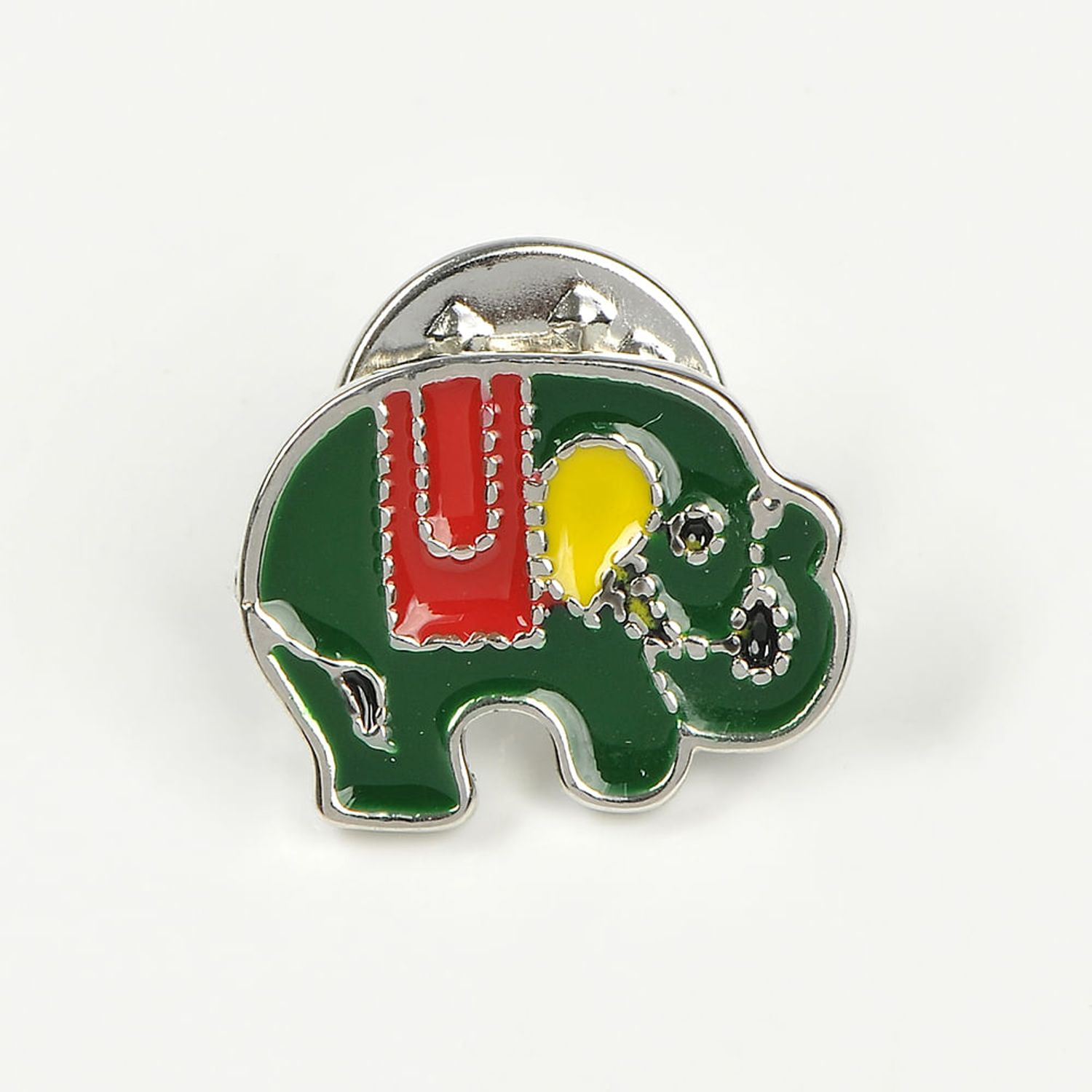 Brosa elefant verde fotografia produsului