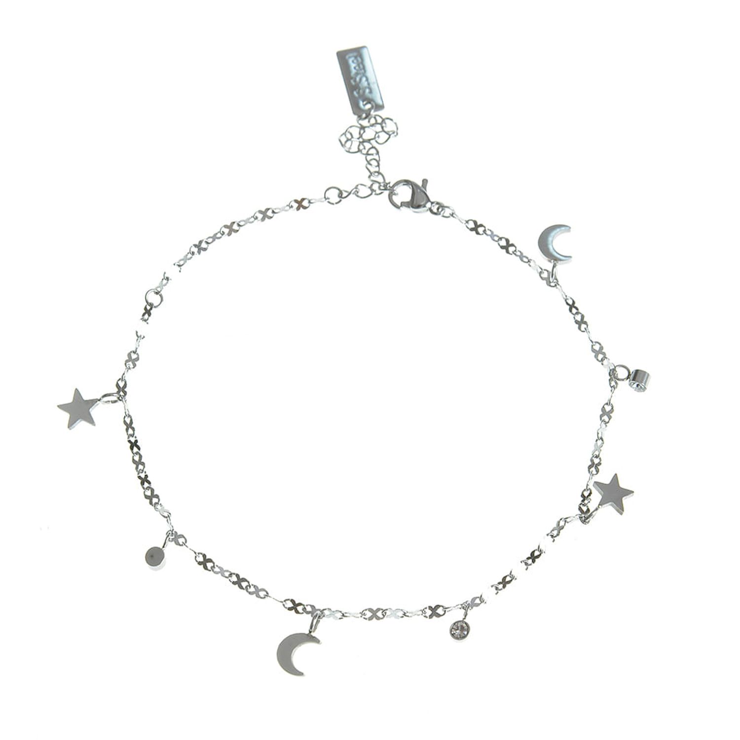 Bratara de picior cu luna si stele fotografia produsului