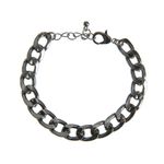 Bratara neagra cu zale mari fotografia produsului