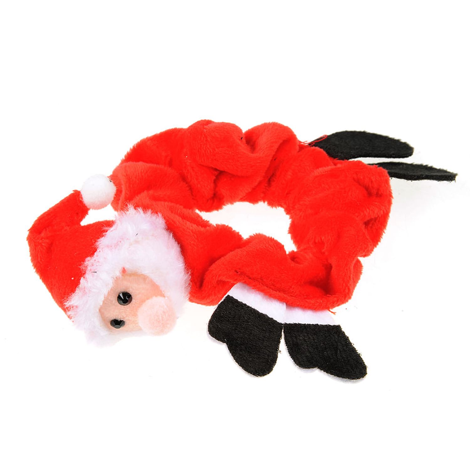 Scrunchie cu Mos Craciun fotografia produsului