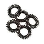 Set 5 elastice de par negre fotografia produsului