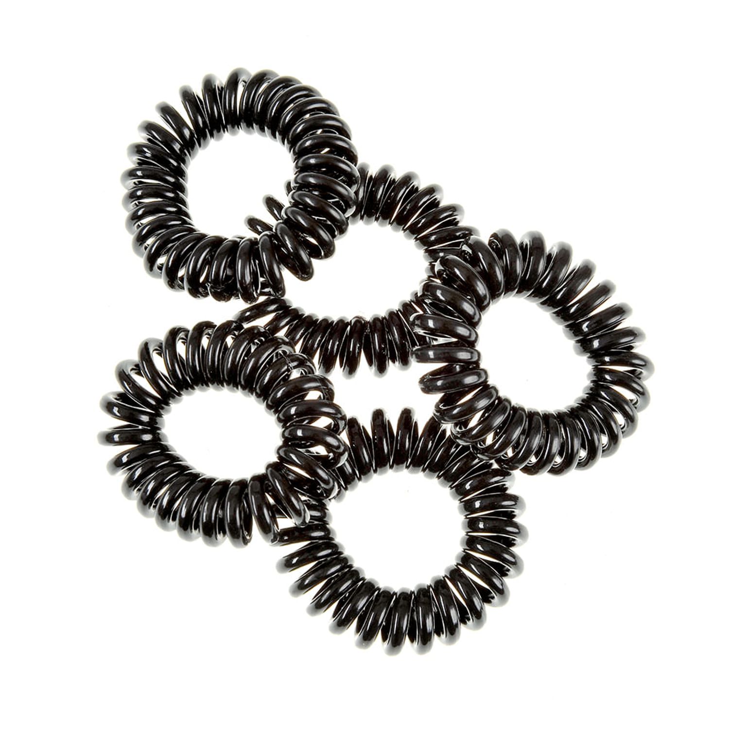 Set 5 elastice de par negre fotografia produsului