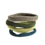 Set 4 elastice de par kaki fotografia produsului