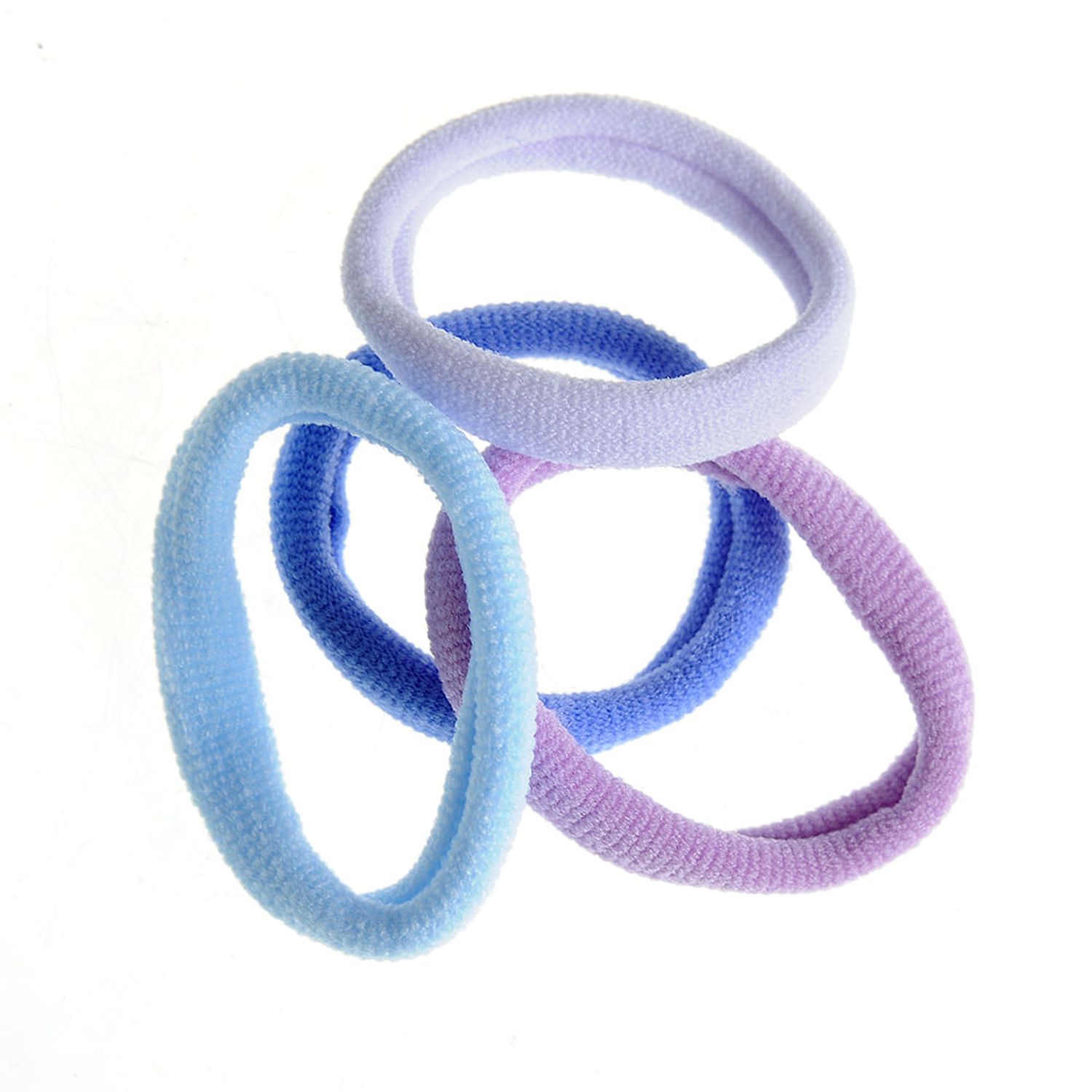 Set 4 elastice in nuante albastre fotografia produsului