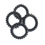 Set 4 elastice negre fir de telefon fotografia produsului