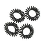 Set 4 elastice de par negre fotografia produsului