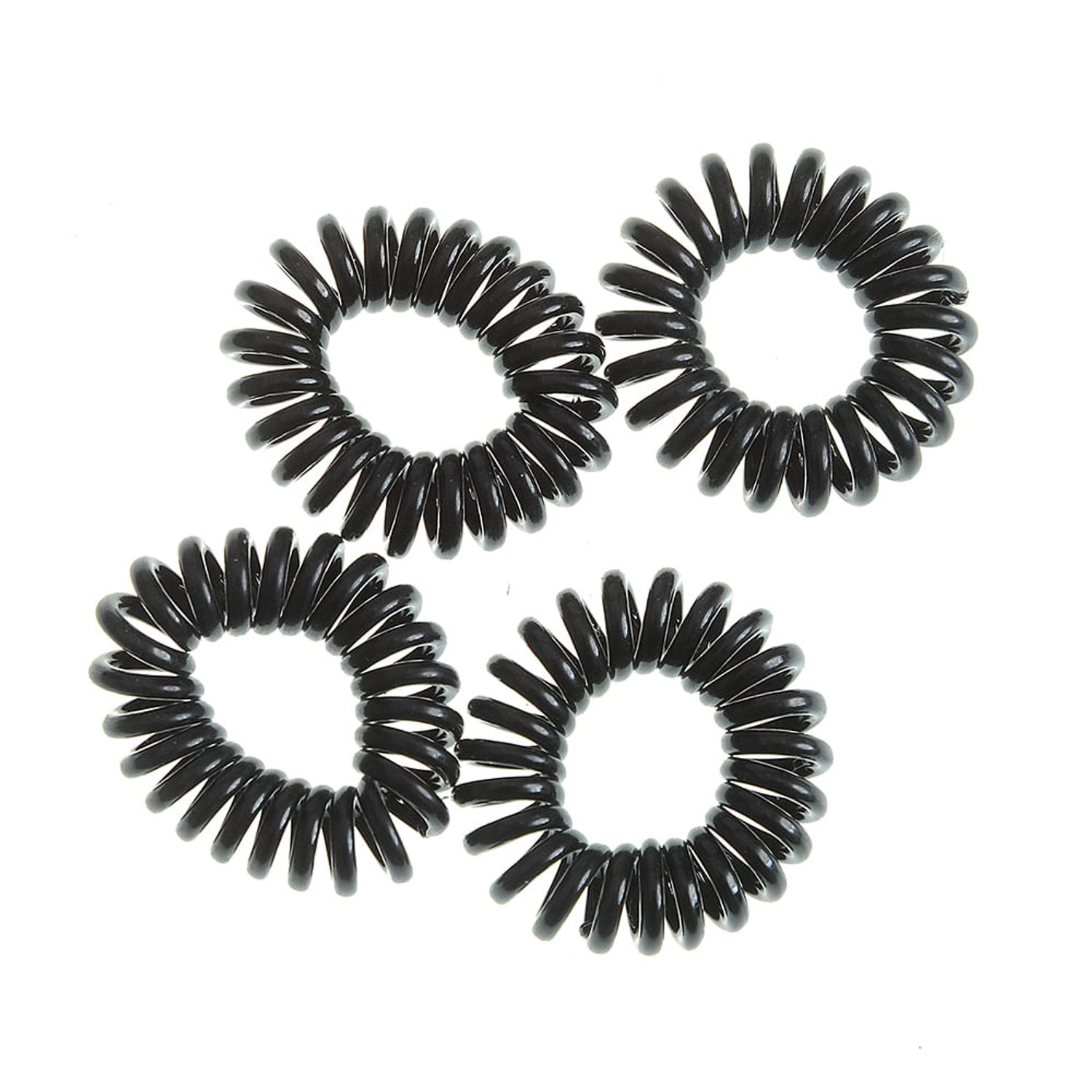Set 4 elastice de par negre fotografia produsului