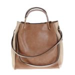 Geanta shopper bicolora fotografia produsului