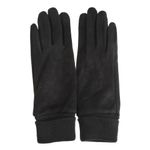 Manusi negre, material piele intoarsa fotografia produsului