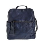 Rucsac bleumarin cu buzunar frontal fotografia produsului