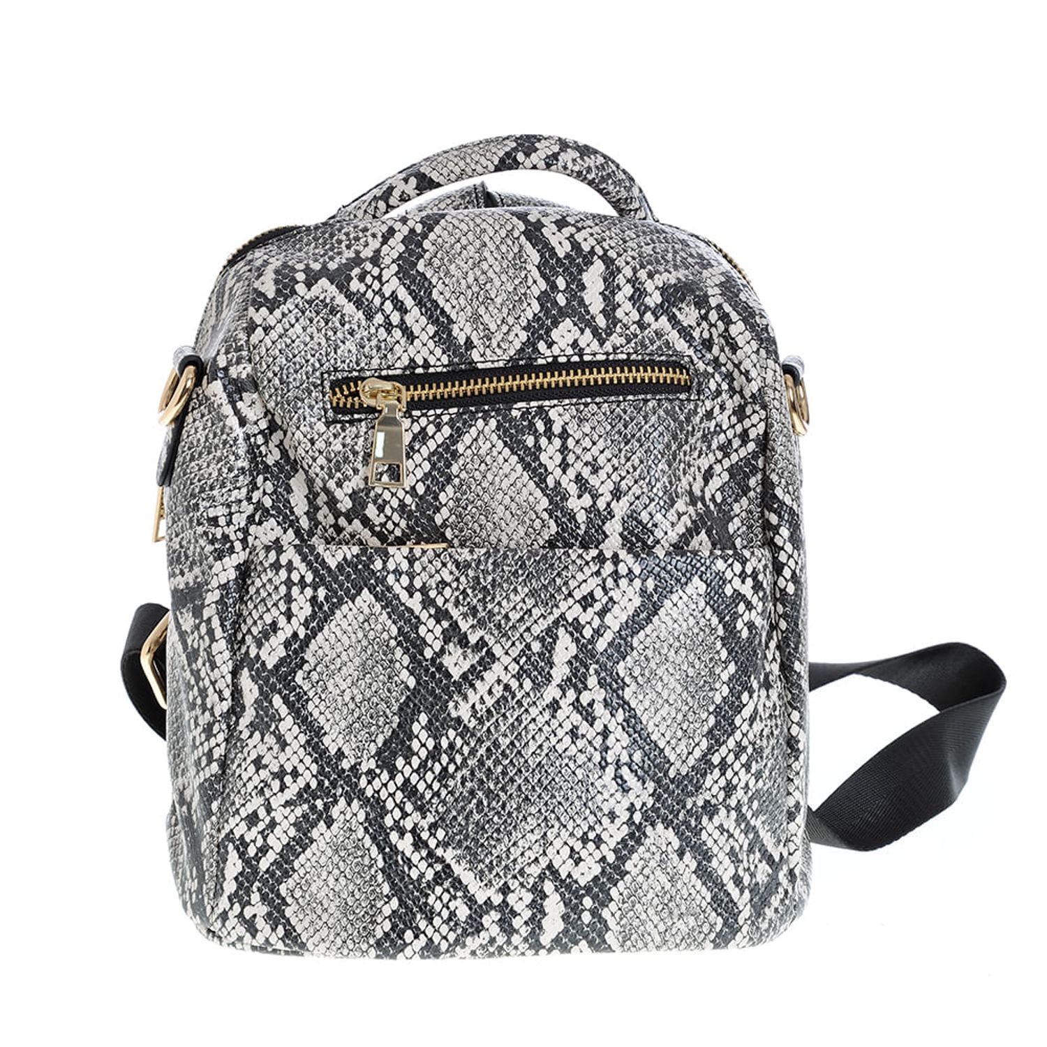 Rucsac din piele ecologica cu model animal print fotografia produsului