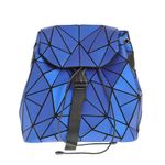 Rucsac albastru cu design geometric fotografia produsului