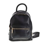 Rucsac negru mini din piele ecologica fotografia produsului