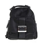 Rucsac negru cu catarama proeminenta fotografia produsului