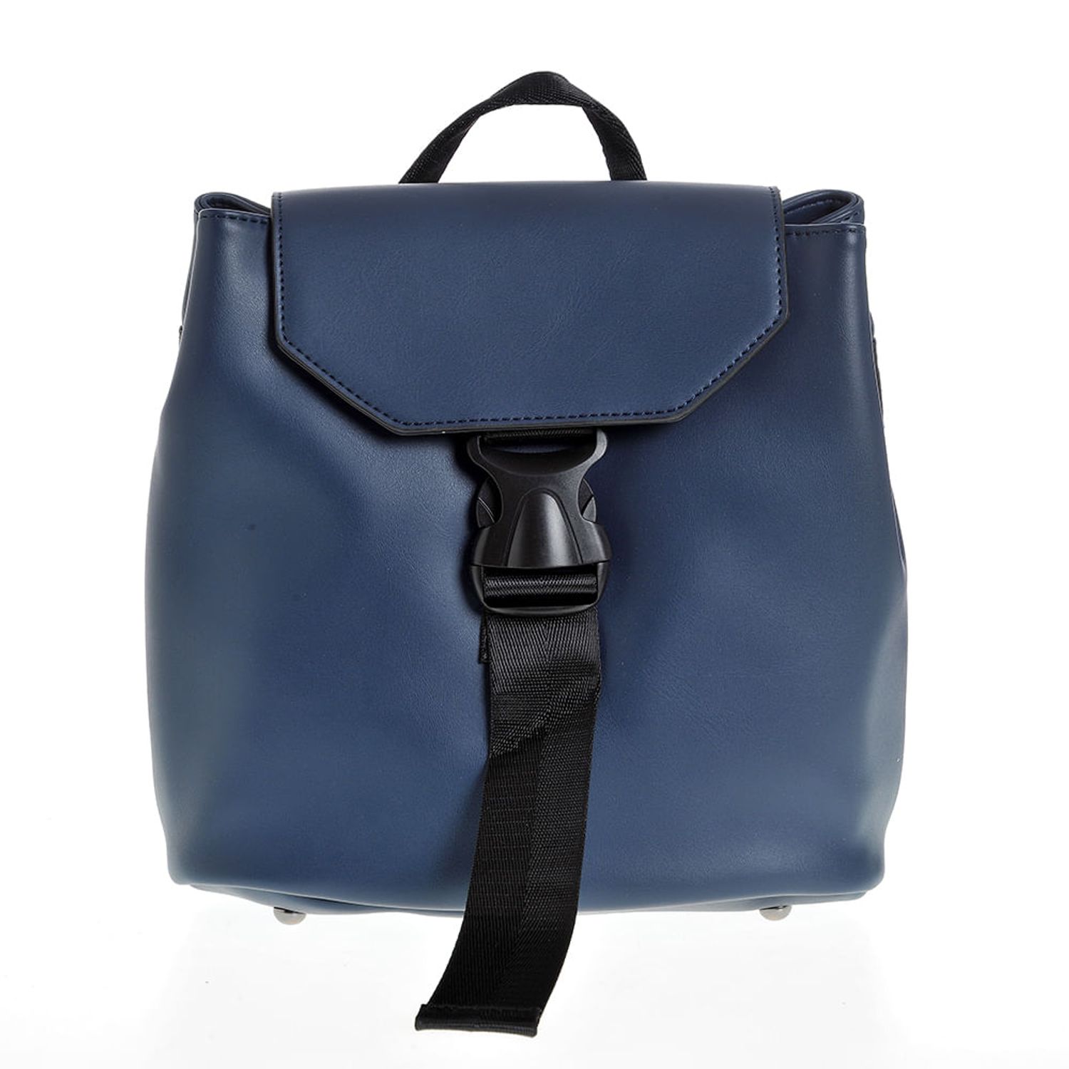 Rucsac bleumarin, piele ecologica fotografia produsului