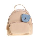 Rucsac crem, piele ecologica fotografia produsului