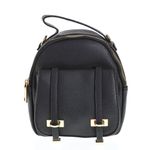 Rucsac negru mini, piele ecologica fotografia produsului