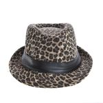 Palarie de dama cu model animal print fotografia produsului
