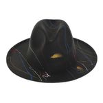 Palarie fedora neagra fotografia produsului