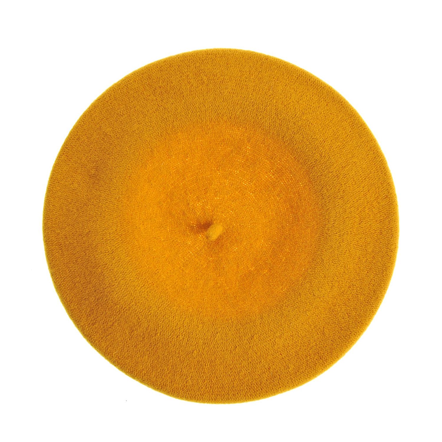 Bereta de culoare mustar fotografia produsului