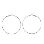 Cercei hoop 60mm fotografia produsului